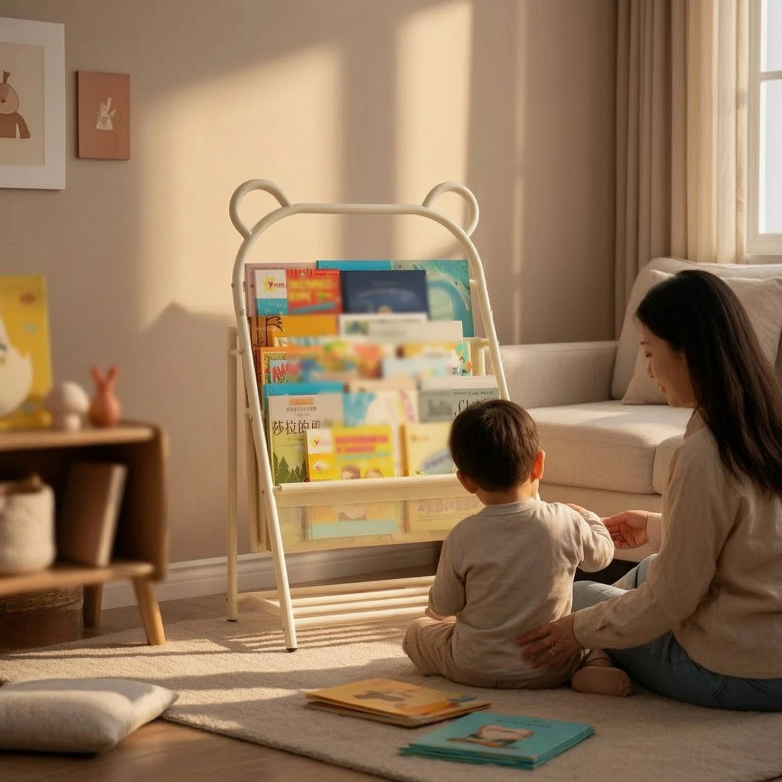 Floor-Standing Kids Book Shelf - огляд і ціна Bookshelf 5 Tier