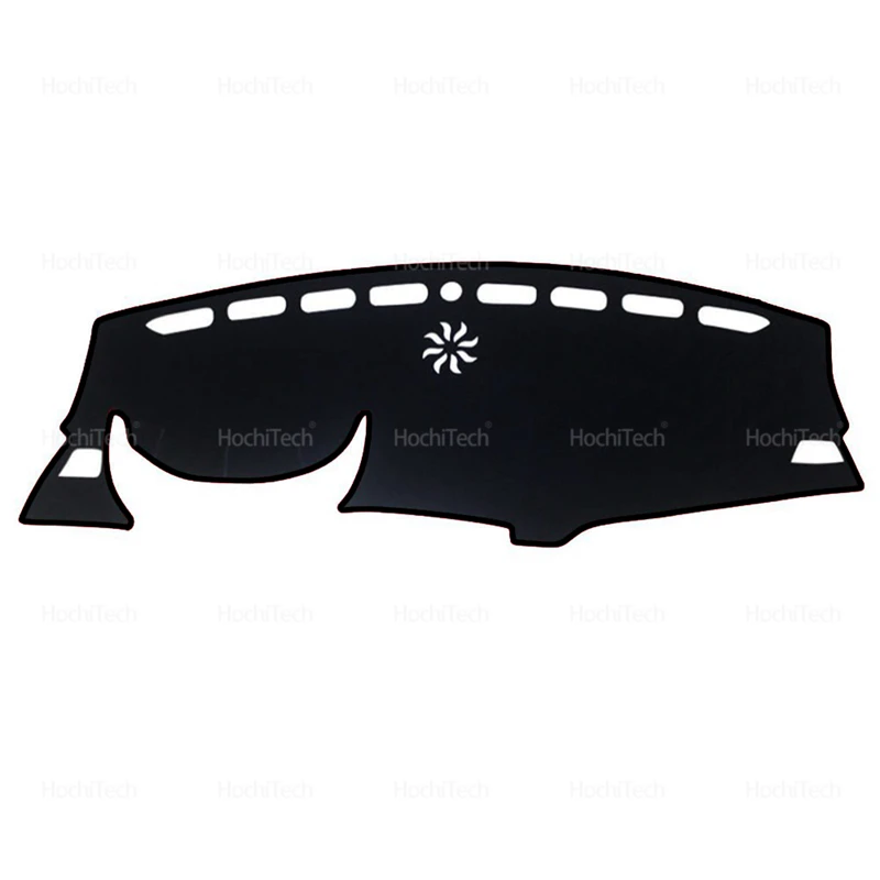 Anti-UV Suede Leather Dashmat Black Dashboard Cover Sun Shade Carpet Non-slip Pad for Peugeot 3008 5008 GT Hybrid 2016-2022 image 5