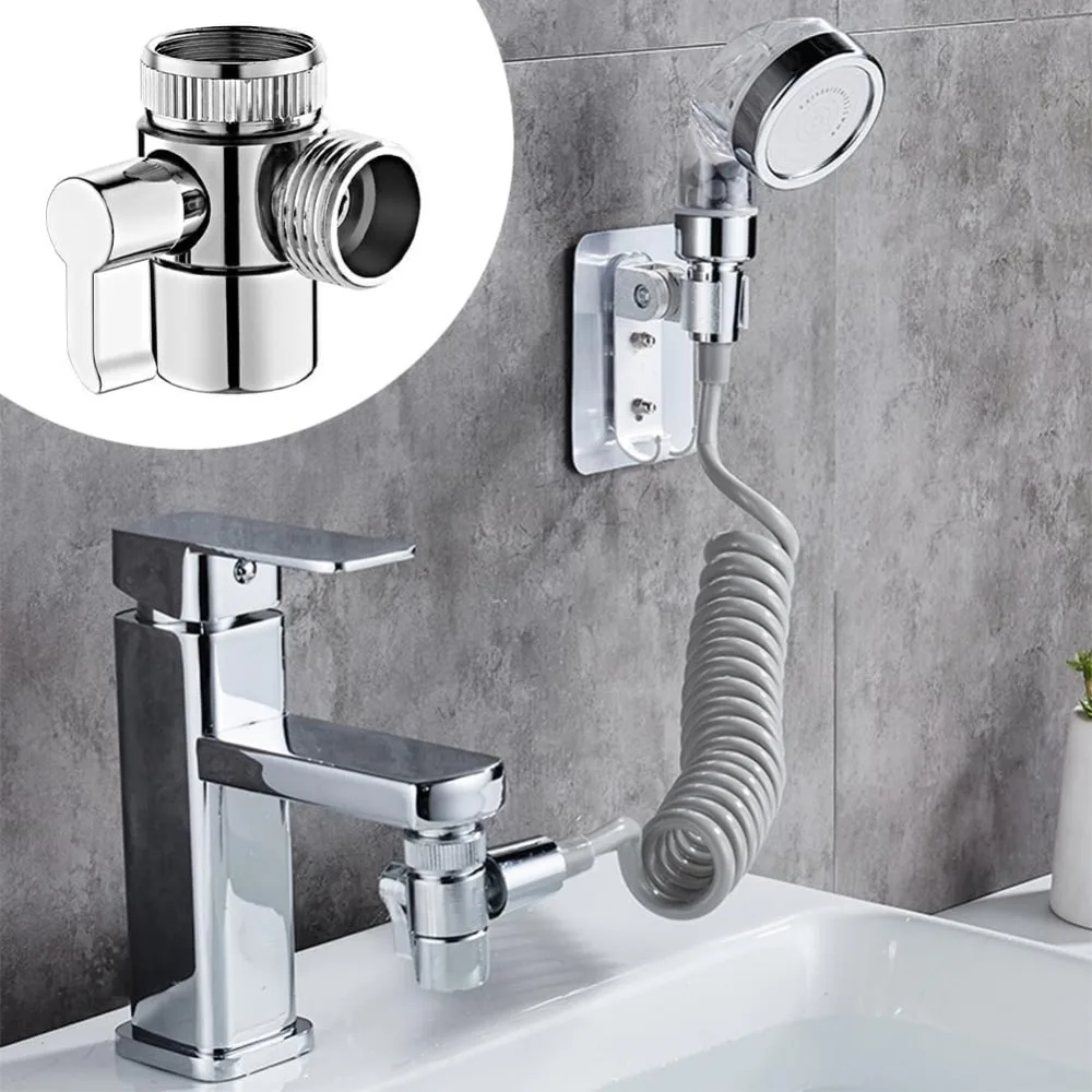 M22/M24 Faucet Switch Adapter Water Tap Connector Diverter Valve Sink Splitter for Kitchen Kitchen Toilet Bidet Shower Bathroom