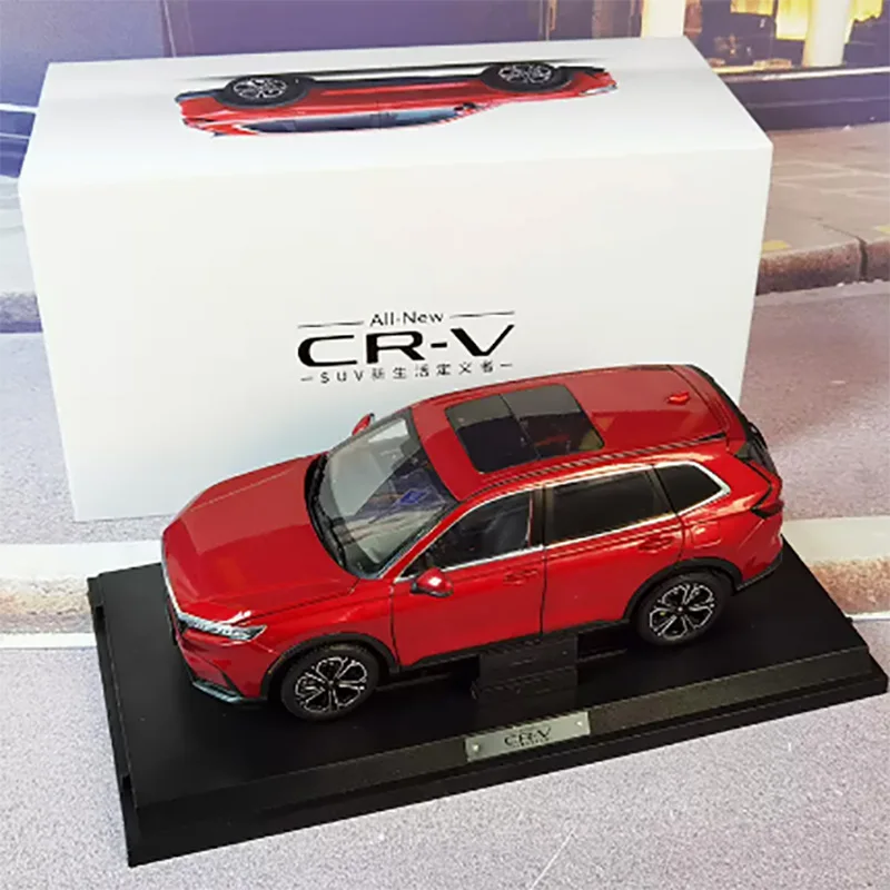 1/18 Original Dongfeng 2023 CRV SUV Gift Box Package Alloy Car Model