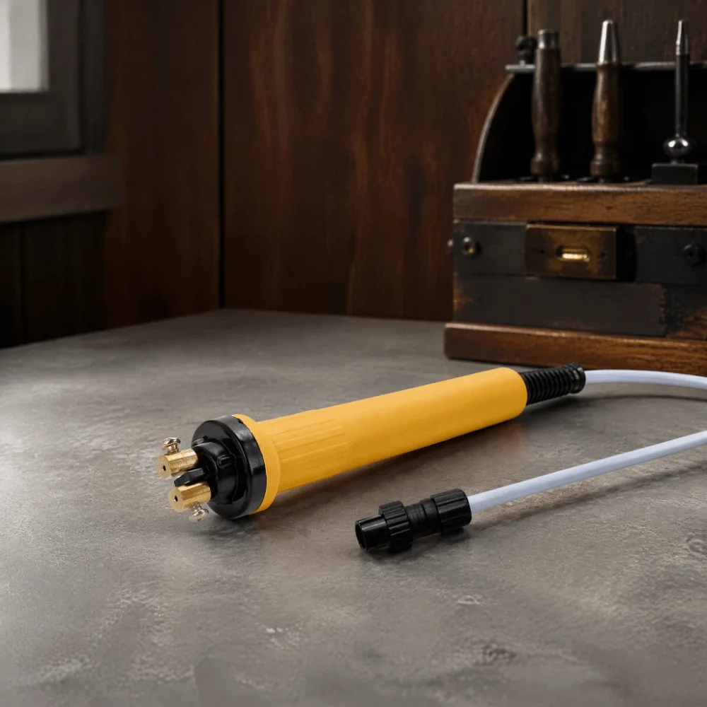 Portable Insulation Handle Wood Burning Pen Lightweight Anti-slip Grip Electric Soldering Iron Wire-Nib Type Metal Handle
