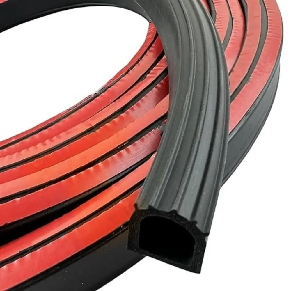 

Высокое качество 1 м автомобильный уплотнитель D-образной формы резиновый автомобильный уплотнитель самоклеящийся шумоподавляющий уплотнитель двери шкафа промышленный