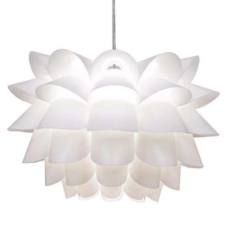 

Modern Simple Fresh Style Lotus Chandelier Living Room Bedroom Study Restaurant Cafe Bar Personality Decoration Light Fixtures