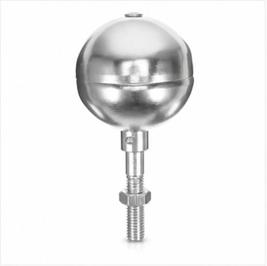 Flagpole Topper Ball Style Aluminum Finial for Flag Poles Outdoor Garden Decoration Rustproof Thunderstorm Resistant Easy