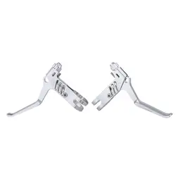 Brake Lever 1 Pair High-quality Lightweight Long Service Life Adjustable Screw Brake Handle Lever for Bicycle