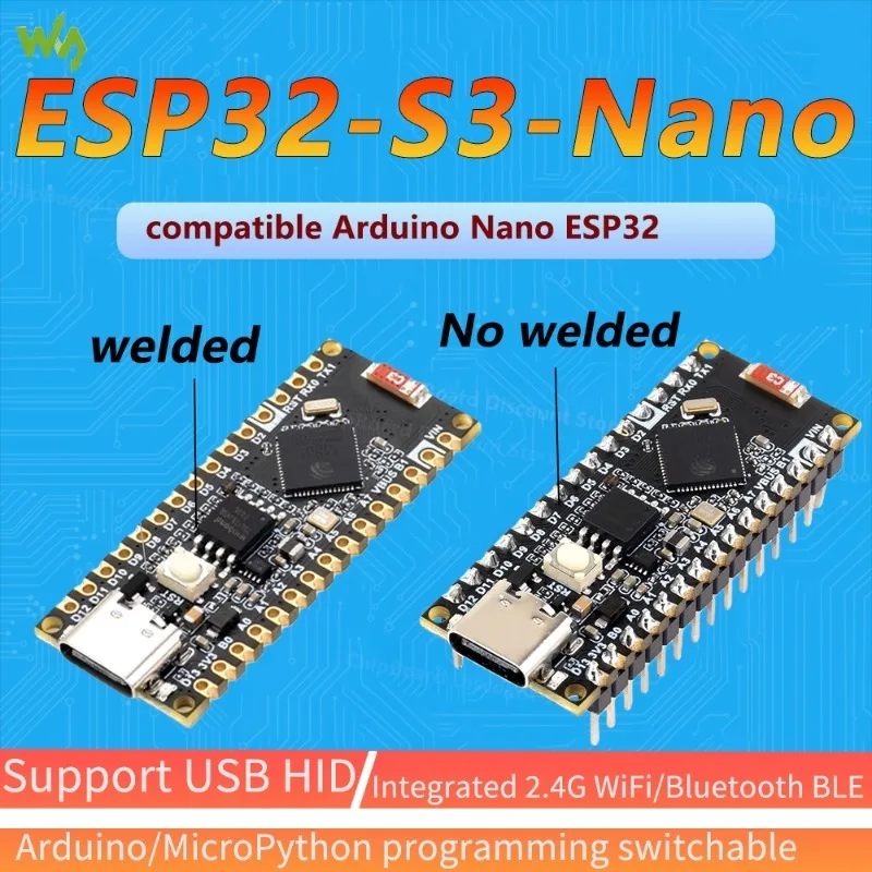 Waveshare ESP32-S3 R8 development boardCompatible with Arduino Nano ESP32 With WiFi/Bluetooth