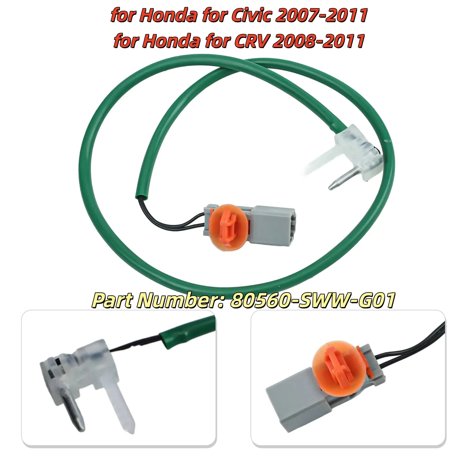 

Auto Parts Sensor Switch 80560-SWW-G01 Direct Replacement Plastic Tool For Honda For Civic 2007-2011 Good Effect