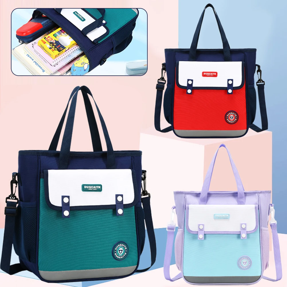 Waterproof Tutoring Bag Fashion Versatile Shoulder Bag For School