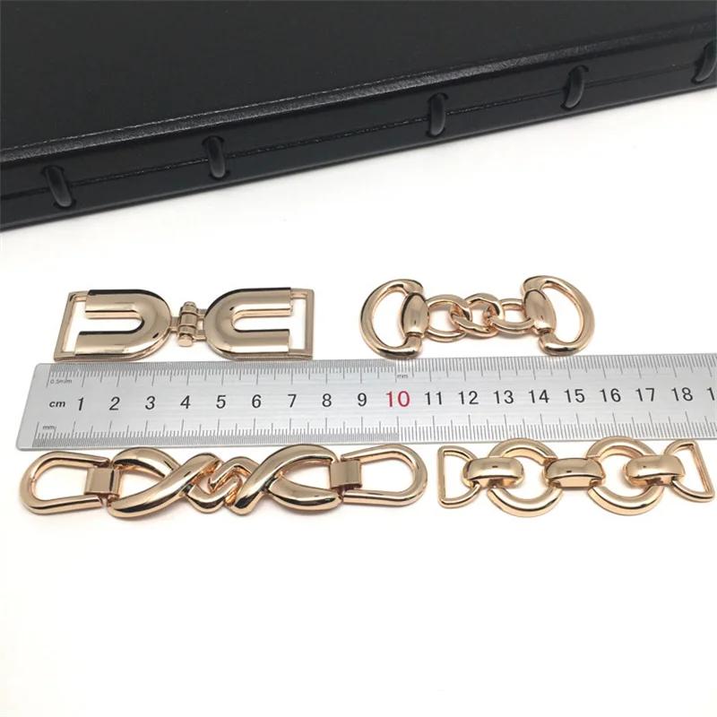 Metal Connector Clasp Buckle Alloy Chain Purse Strap Handle Replacement Purse Strap Shoes Bag Accessories  Multi-shape