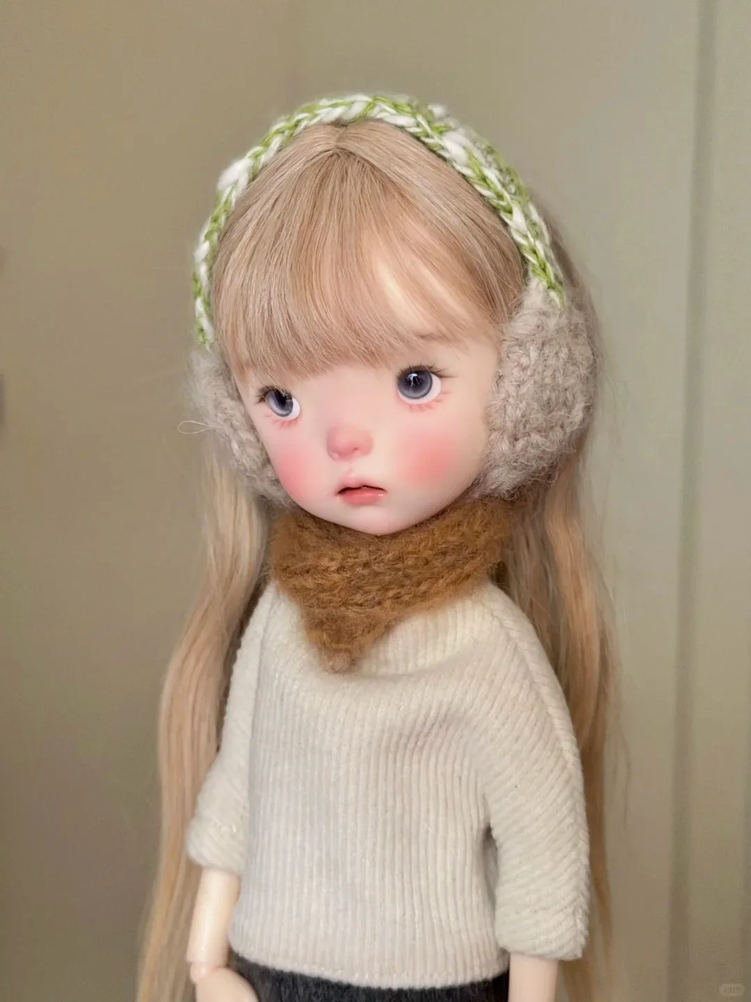 2025 QBaby landoudou bjd sd دمية مخزن 1/6 فتاة ابتسامة nuonuo الراتنج لعبة هدية عيد ميلاد لتقوم بها بنفسك وضع في المخزون ماكياج