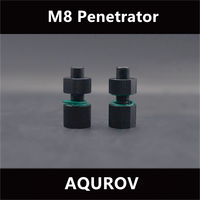 ROV M8 CNC Aluminum Waterproof Sealed Cabin Hollow Solid Screw Bolt For Remote Operated Vehicle