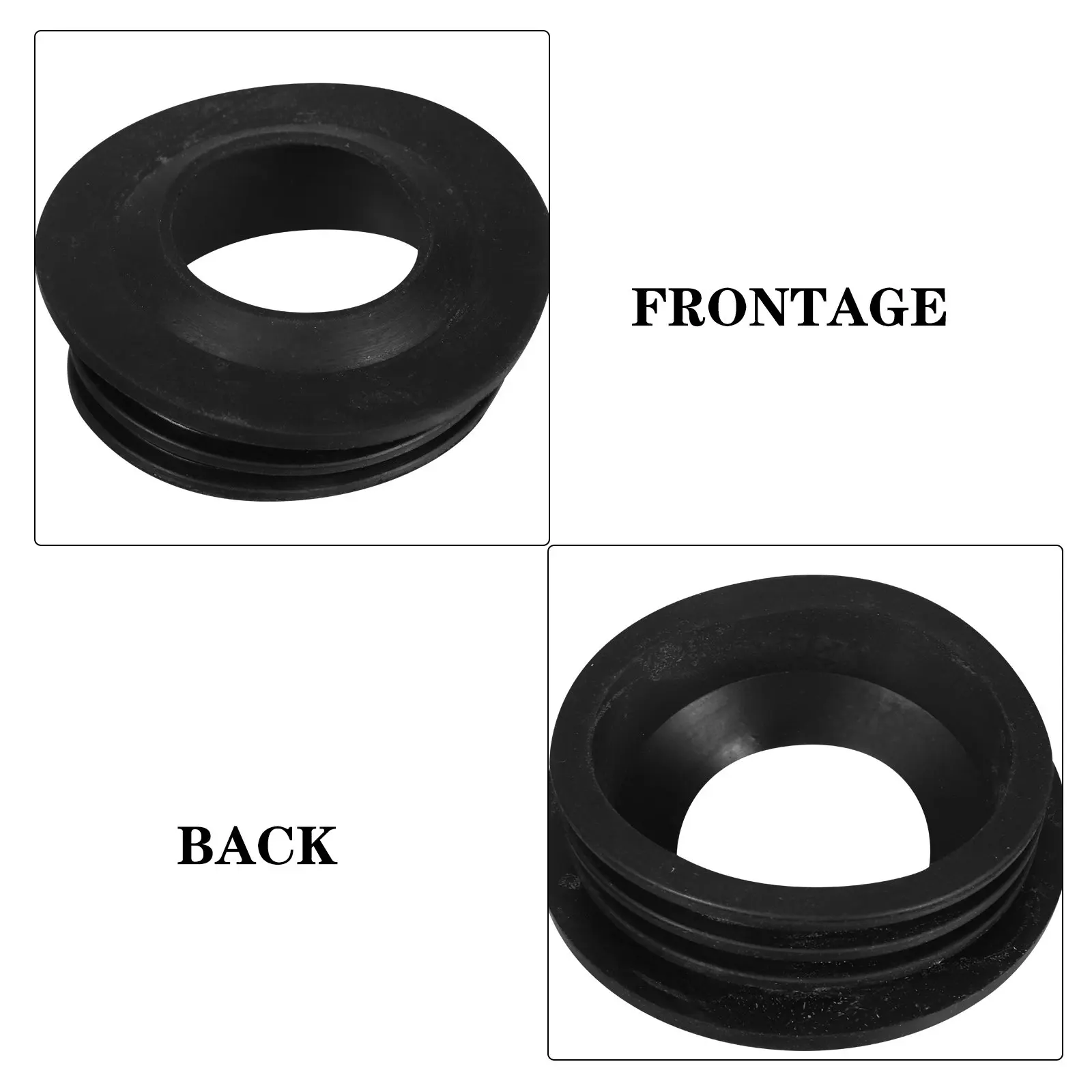 Toilet Sealing Gasket Rubber Urinal Drain Ring Universal Compatibility Leak Prevention Odor Control Easy Fit Urinal Installation