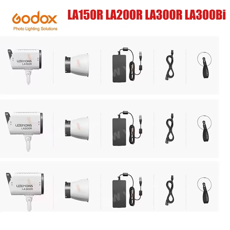 GODOX LITEMONS Full-color LED Light LA150R LA200R LA300R LA300Bi with App Control Photography Light Bowens Mount for Video Vlog