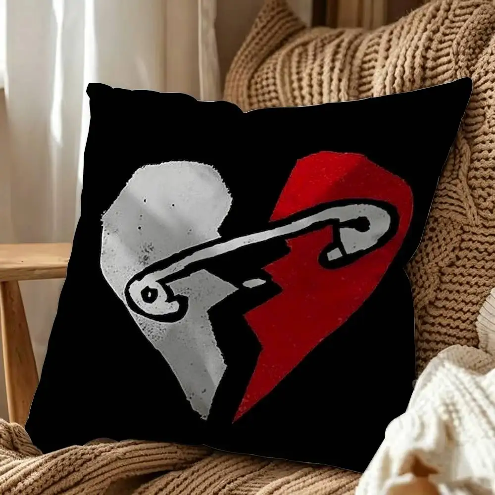 5 Seconds of Summers 5SOS Double-Sided Printed Cushion Cover Bedroom Bedside Sofa Pillow Case