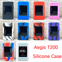 Silicone Texture Skin Case For GEEKVAPE T200 Aegis Touch T200 Protective Rubber Soft Cover With Lanyard