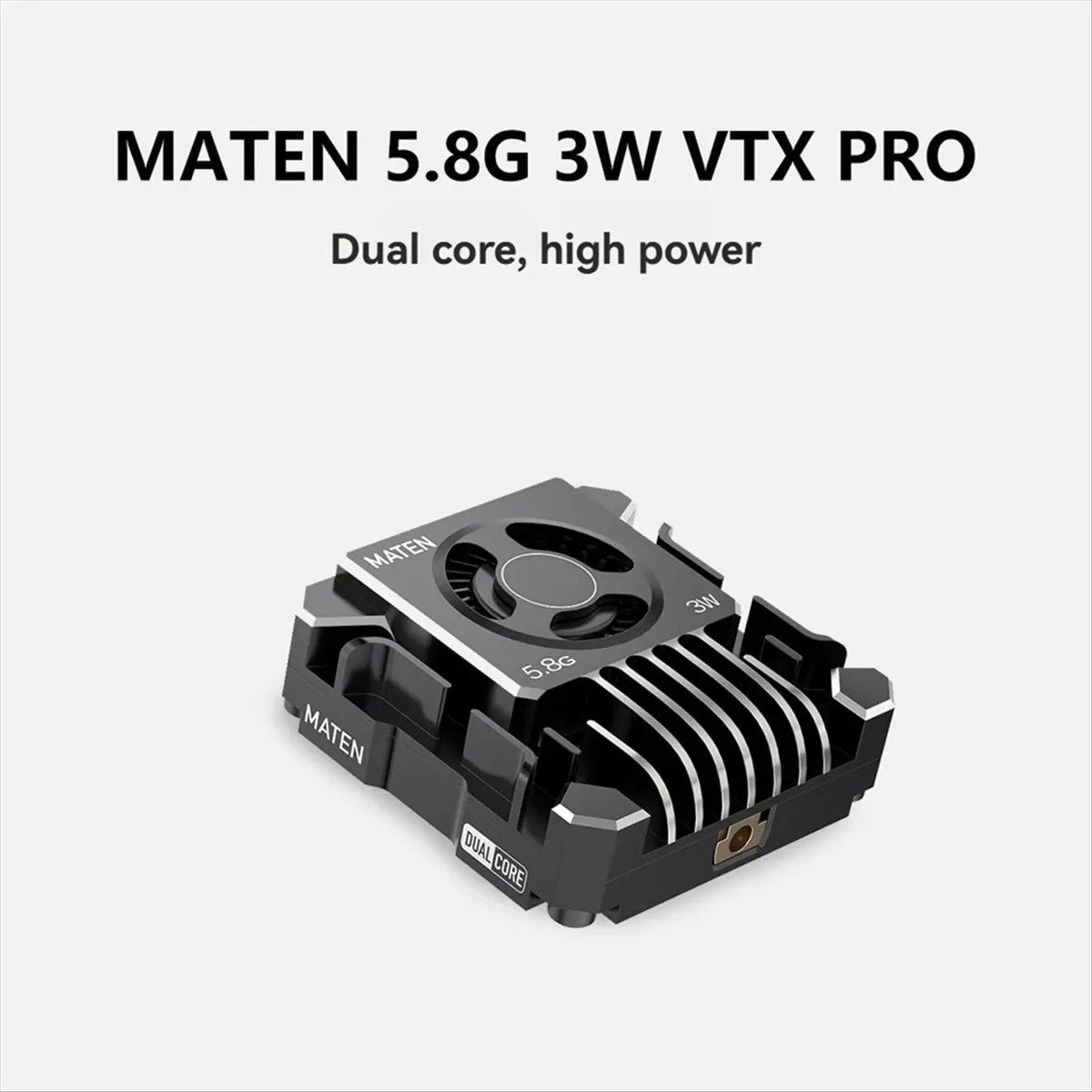 AC1368★♠◐5.8G 3W VTX PRO 80CH FPV Video Transmission MMCX Built-in MIC for FPV Drone RC Model Long Range Flight