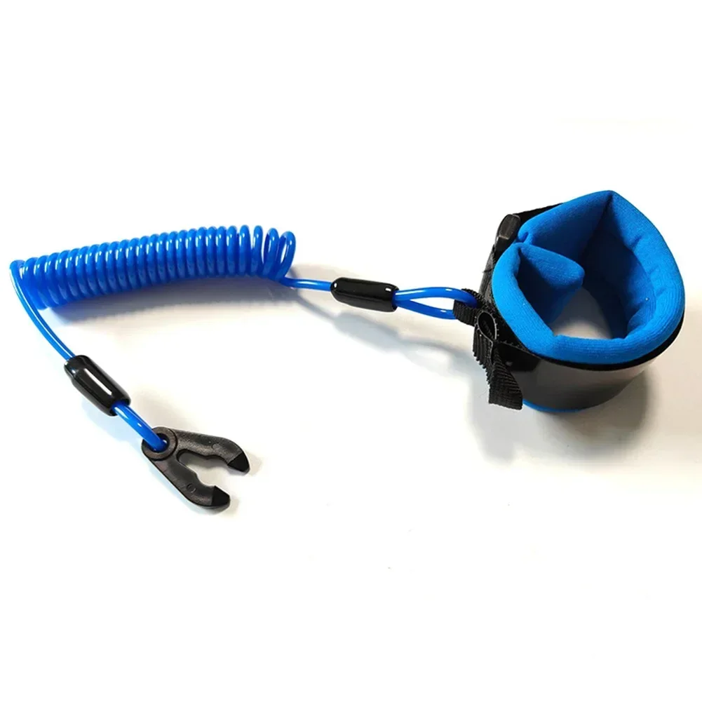 New Style Safety Lanyard Blue And Black For Jet Ski For JT1100 JT900 Nylon Rubber Safety Tether Lanyard