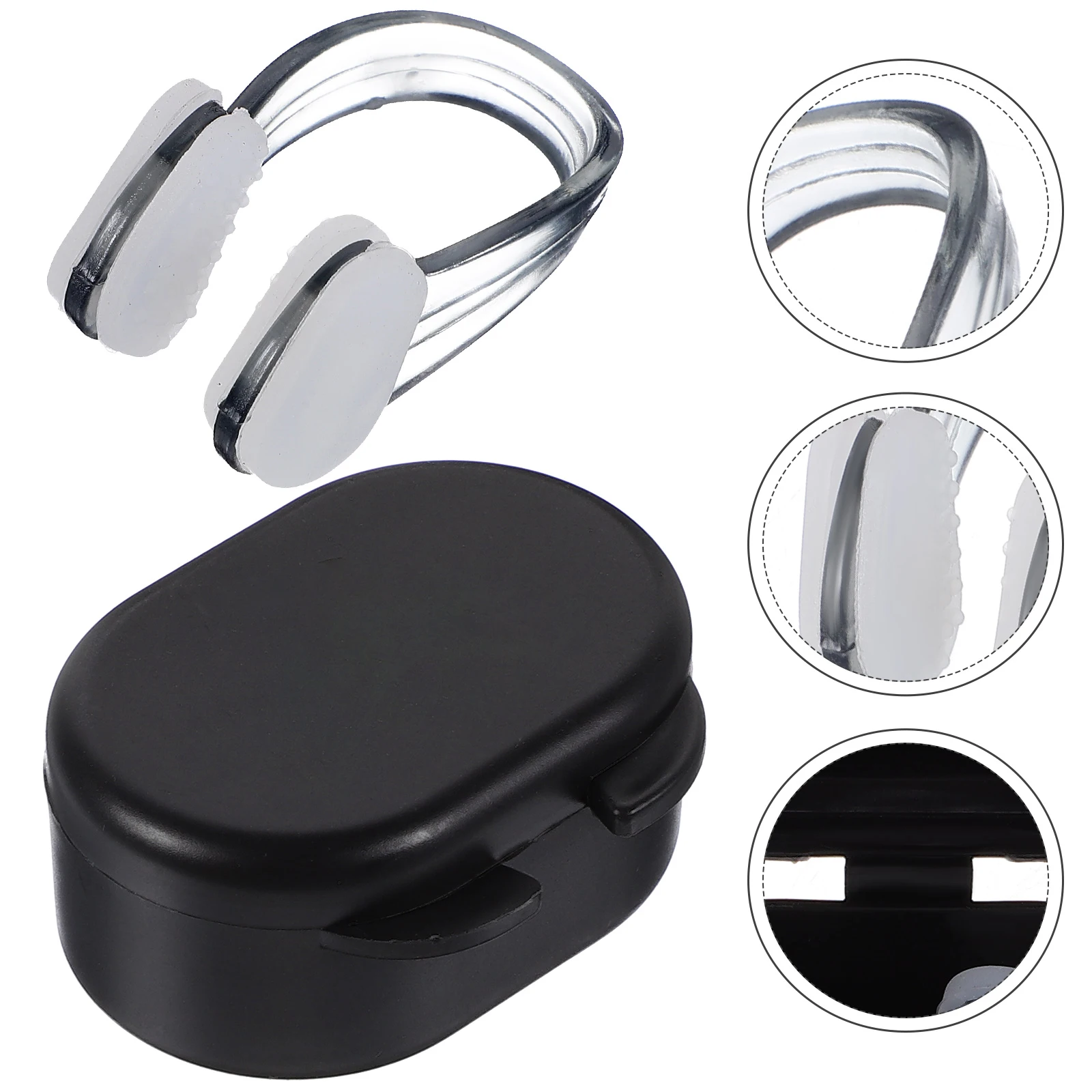 

Soft Reusable Swimming Nose Clip Tpe Pc Material Anti-Slip Water Protection Stable Sturdy Wear Resistant