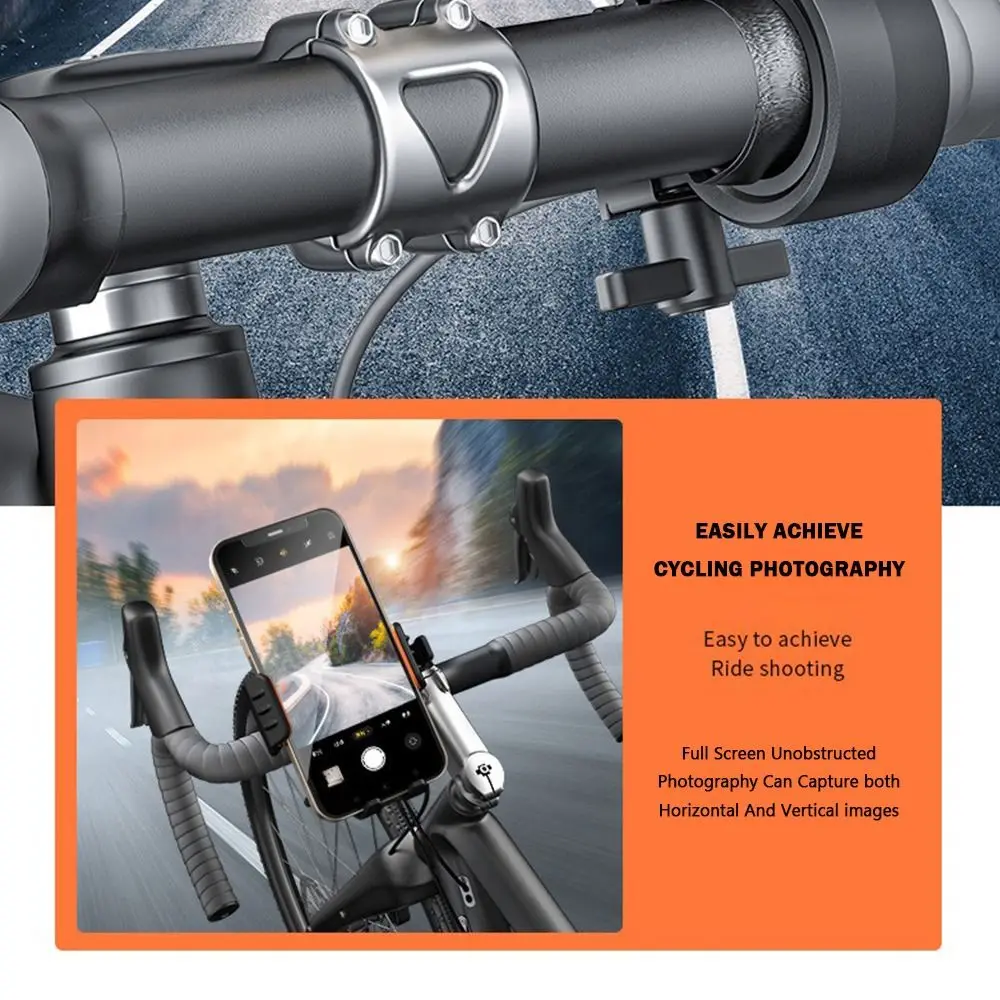 

Secure Holder Shockproof Phone Mount Anti-Shake Reinforced Bike Holder Waterproof Universal Nav Bracket Motorcycle