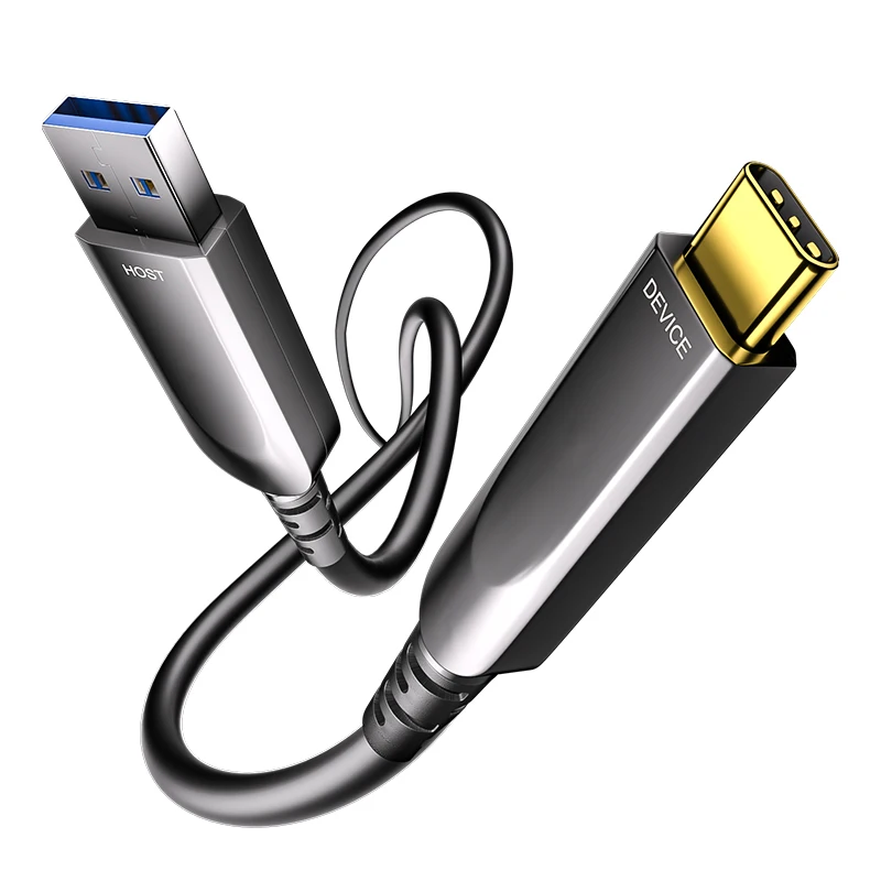 

USB3.2 Тип A к Типу C AOC Макс. кабель для передачи данных 10 Гбит/с Волоконно-оптический кабель USB C 3.0 и 2.0 VR Link Cable
