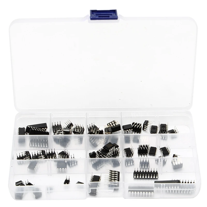 85 Stück 10 Typen Kit für integrierte Schaltkreise, Dip-IC-Socket-Set für Opamp Single Precision Timer PWM