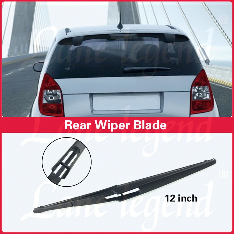 Untuk Citroen C2 Eropa 2003-2009 mobil depan belakang pisau Wiper kaca depan jendela kaca depan sikat hujan 24 "18" 12 "Aksesori Mobil