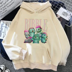 Bibble bluzy damskie 2023 polar koreański styl vintage hoddies ściąga kobiety ubrania anime