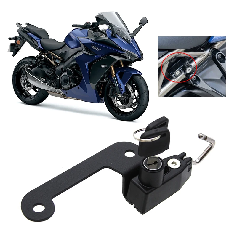 

Fit For SUZUKI GSX-S1000GT GSXS 1000GT 2021-2022 Motorcycle Helmet Lock Mount Hook Keys Locking GSXS1000GT