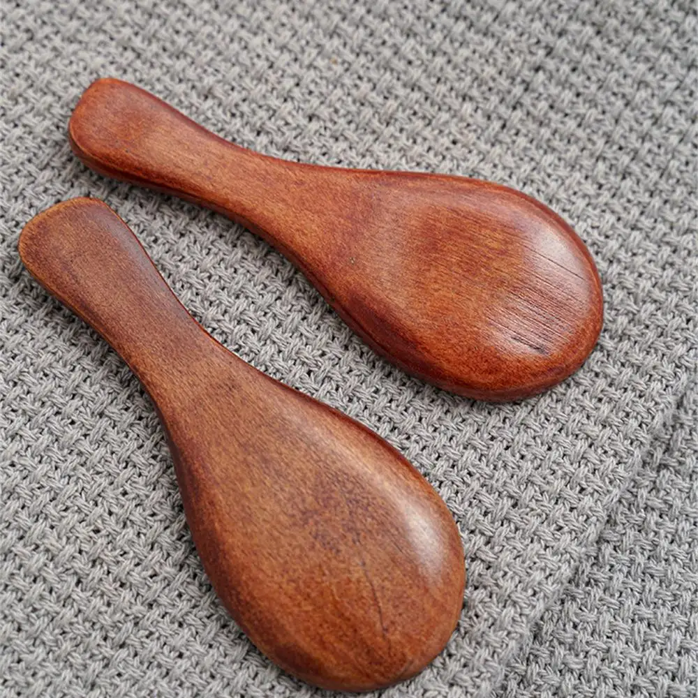 Small And Simple Eco Friendly Tableware Wood Kitchen Gadgets Milk Powder Small Wooden Spoon Polishing Process Kitchen Utensil
