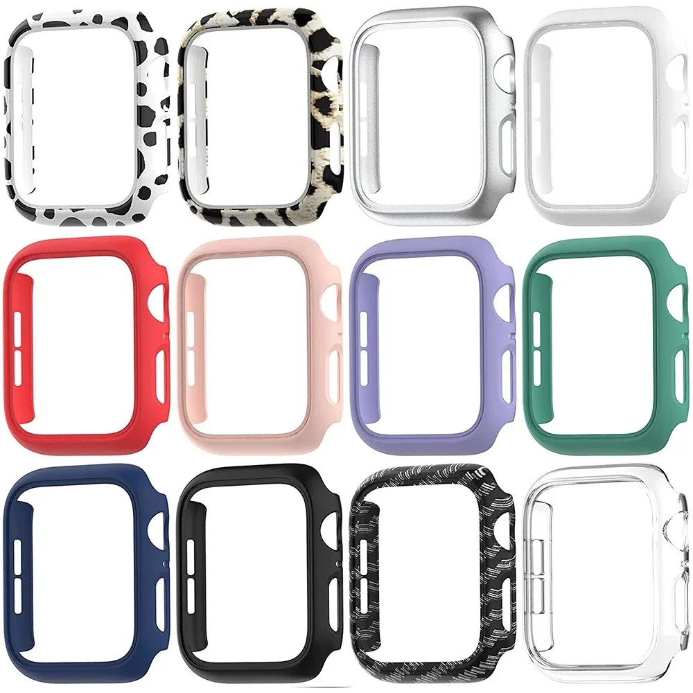 

Smart Watch PC Half Wrapped Frosted Protective Case Compatible with Apple Watch 7 41MM 45MM