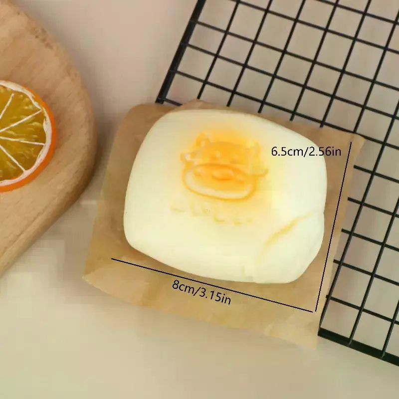 Kawaii Simulato Pane Al Latte Spremere Giocattolo Morbido Rimbalzo Lento Alleviare Lo Stress Giocattoli Per Bambini Adulti Sensoriale Agitarsi Spremere Giocattolo Regali