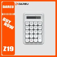 Dareu Z19 Mini Keyboard Calculator Dual Mode Bluetooth Numpad Wireless Mechanical Keyboard Portable Pc Gamer Accessories Gift