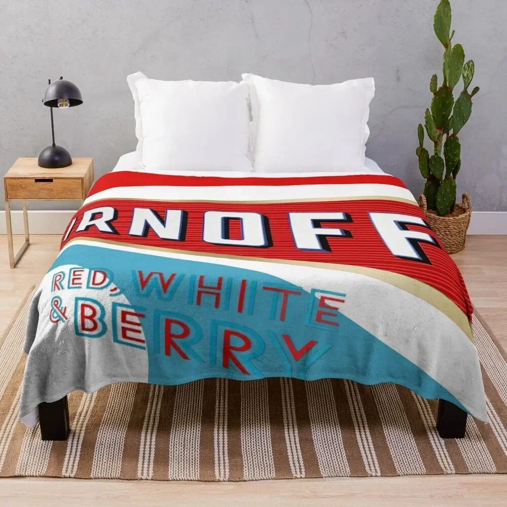 

Smirnoff Red White and Berry Throw Blanket