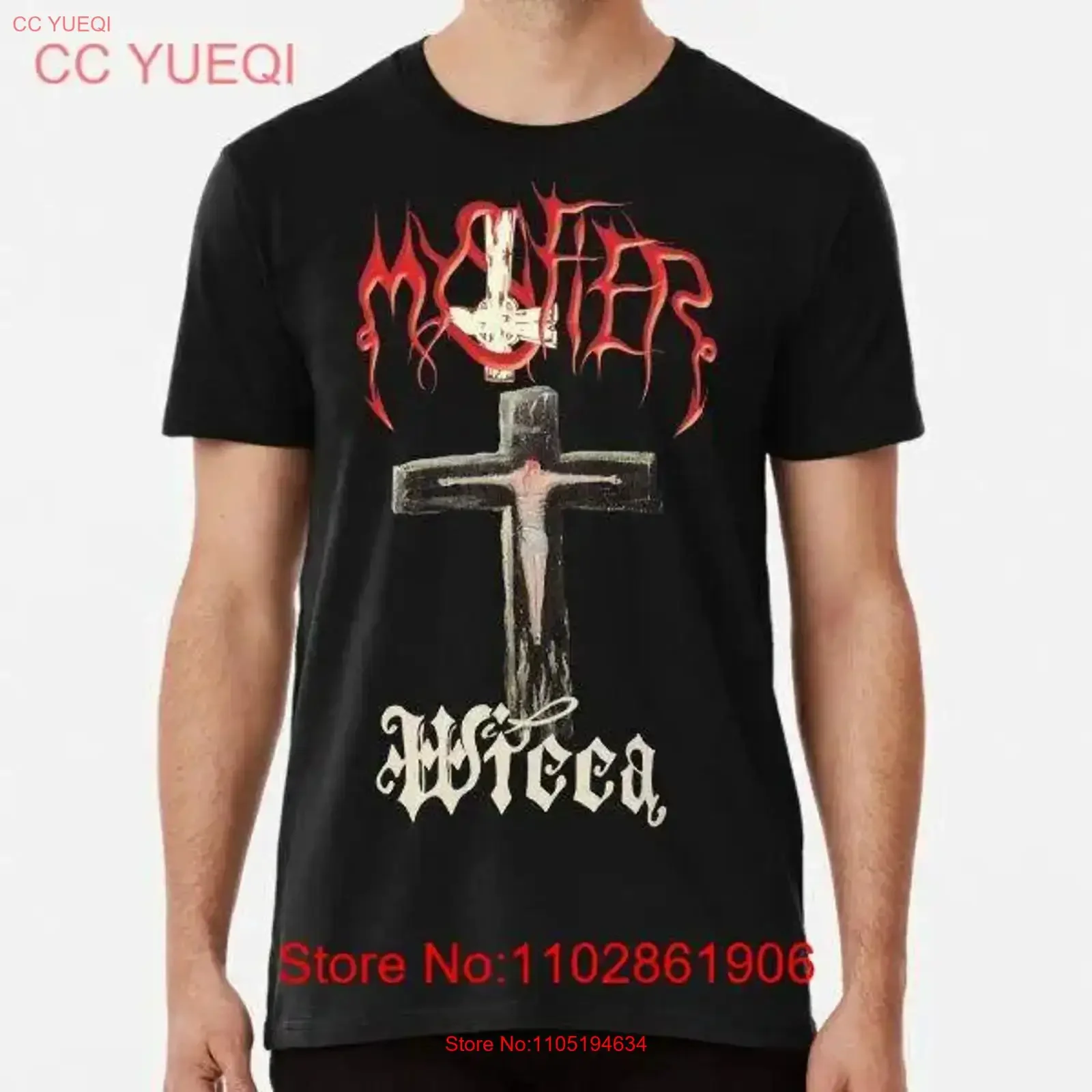 Novo design especial mystifier wicca brasil preto metal t camisa sarcofago feito em vintage lavado topo para uso diário elegante