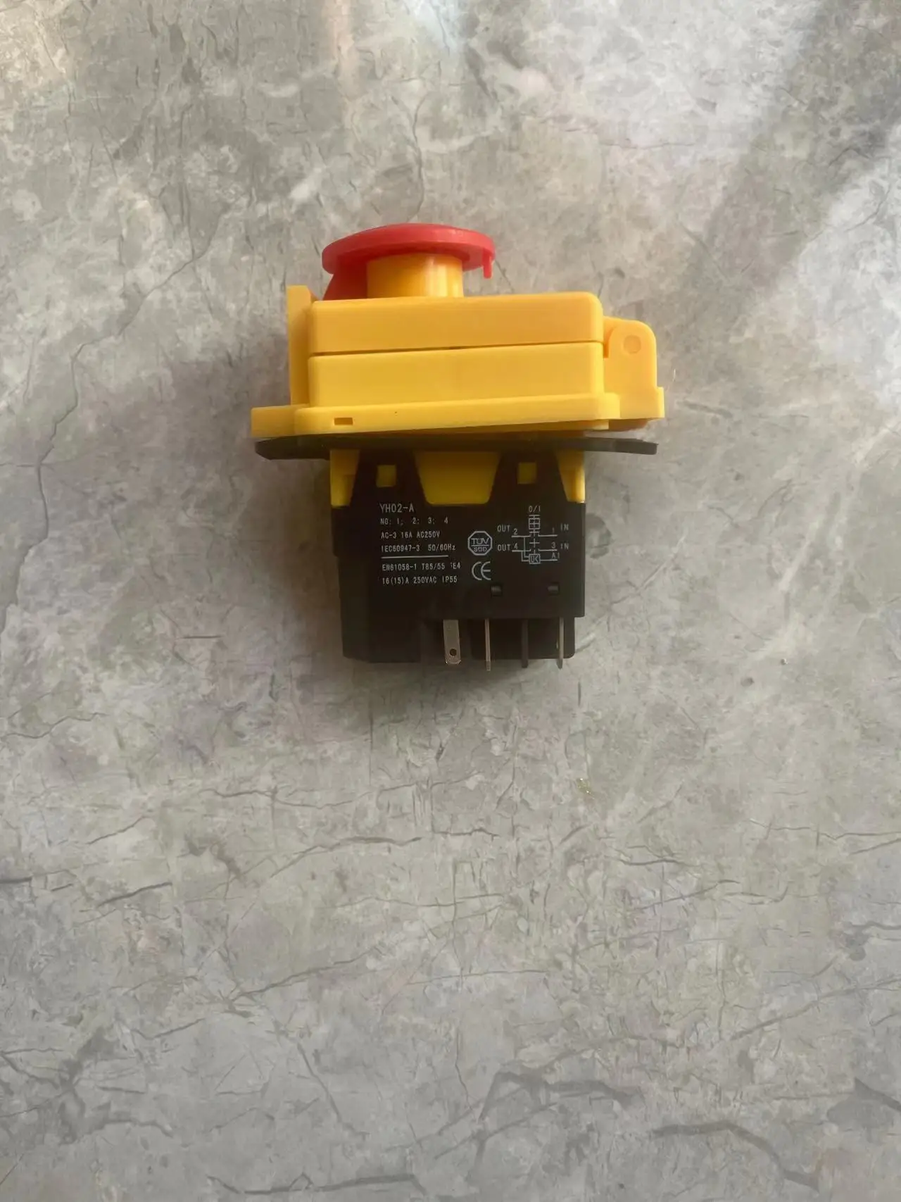 YH02-A Electromagnetic switch  With undervoltage protection, overload and high current emergency stop waterproof KJD17B