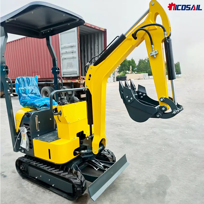 

Customized small excavator equipped with brand engine and hydraulic system, ideal choice for 1.2-ton micro excavator landscaping