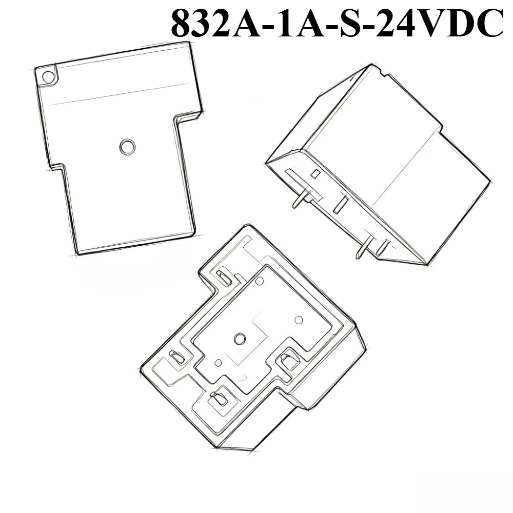 5pcs/Lot Original 832A-1A-S-24VDC 12VDC 5VDC 30A4-pin 832A-1C-S 5V 12V 24V 30A 5-pin Relay
