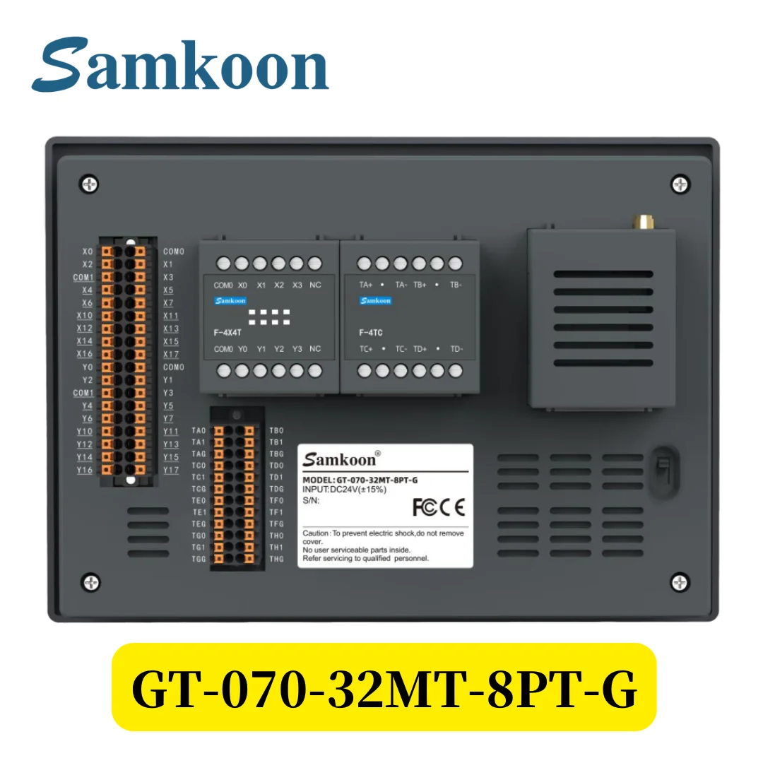 Samkoon All-in-one GT Series Combine Transistor | PLC | Programming controller | HMI | Touch screen | Integrated | PT100