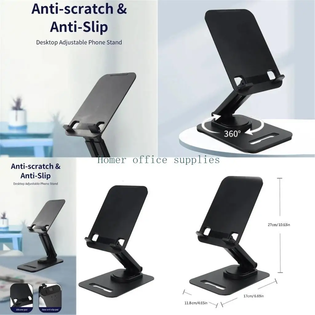 

K43B Вращающийся на 360 градусов держатель для мобильного телефона Складная подставка для планшета для мобильного телефона