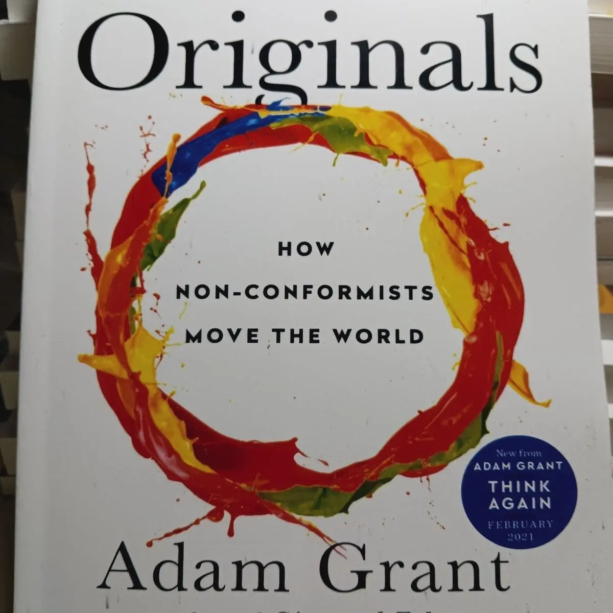 

Originals How non-conformists move the world book in English