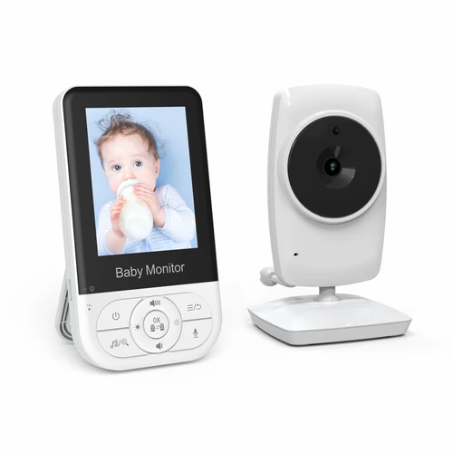Imagen 2 del producto Monitor para bebés con cámara de 2.8 pulgadas 720P 2.4G SIN WIFI  30 horas  Comunicación bidireccional Visión nocturna Monitor de video para bebés