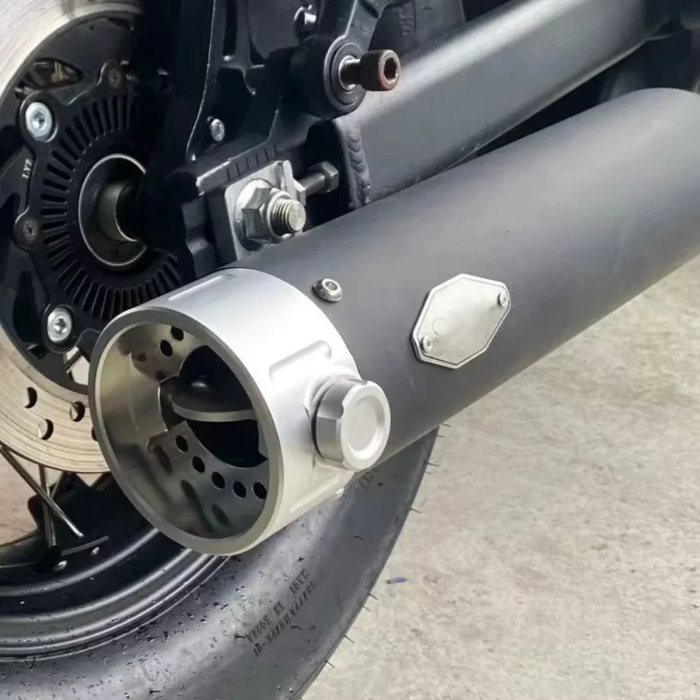 FOR Rustproof Stainless Steel 2-In-1 Valved Exhaust System  Benda chinchilla BD300 Full Length Bolt-On Installation No Drilling