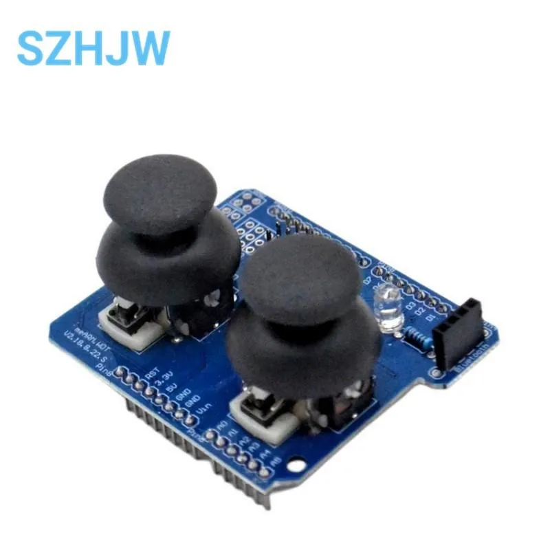 Elektronische Bouwstenen Dual Ps2 Game Joystickbutton Module Joystick Compatibel Met Uno R3