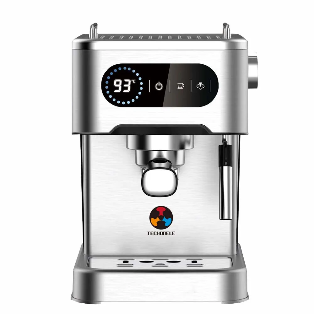 

Hot Sale Electric Espresso Coffee Machine Stainless Steel Capsule Coffee Maker for Household and Outdoor Use