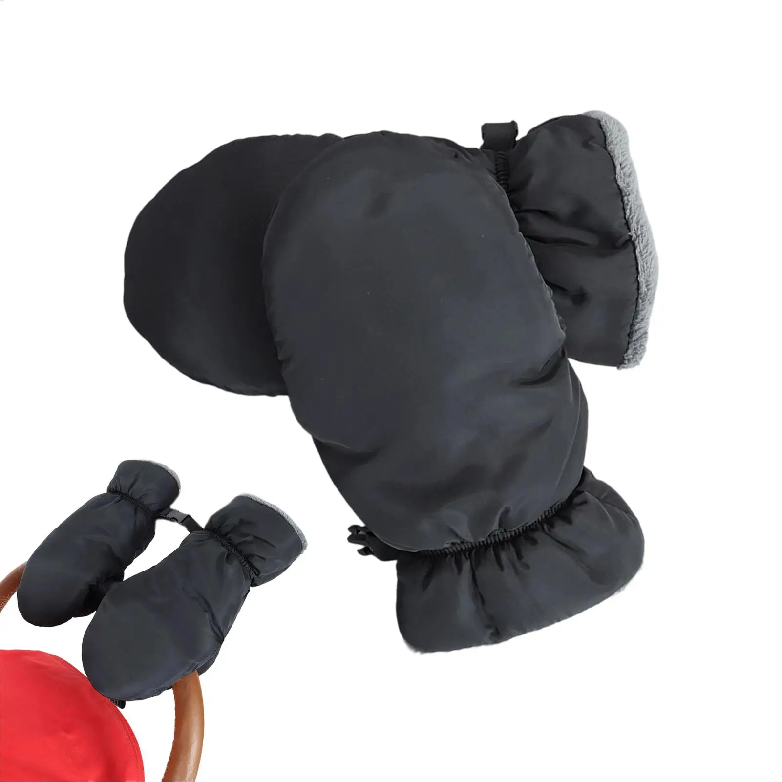 

Baby Stroller Gloves Windproof Cold Weather Hand Warm Muff Waterproof Handlebar Thermal Mittens For Comfort Cold Weather Snowy