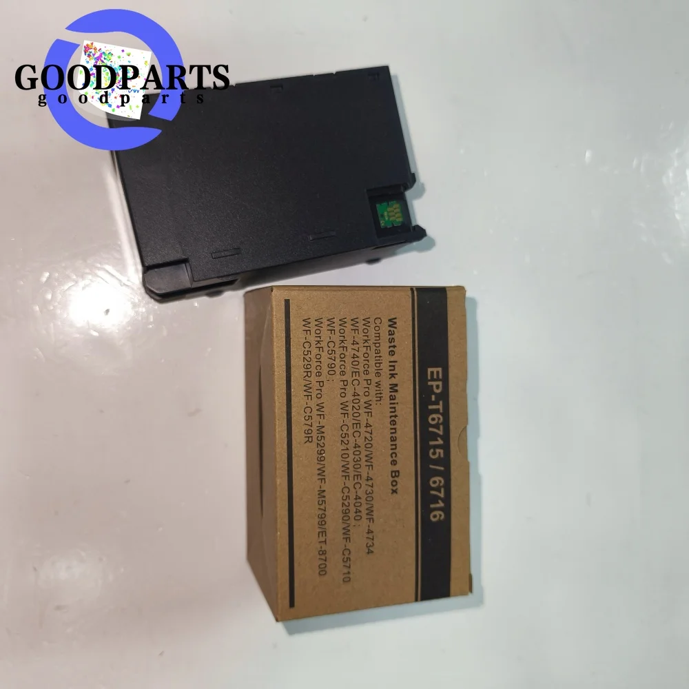 

T6716 PXMB8 Контейнер для обслуживания резервуара для отработанных чернил для Epson WF C5210 C5290 C5710 C5790 M5298 M5299 M5799 C529 C579 S381 S880 ET8700