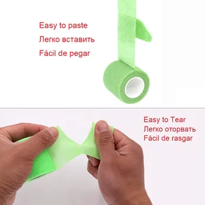 10 PCs farbige Sport Sport Elastic Adhäsive Bandage Wrap Elastoplast Tape für Kniestöfe 6 Hauptverkaufsverband Kit - №6