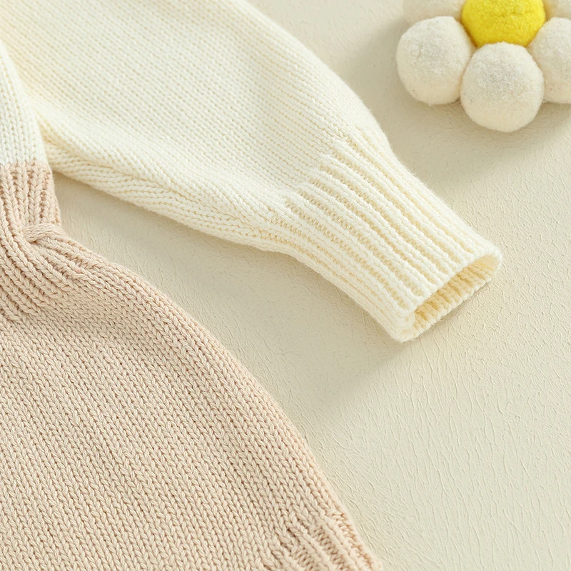 Infant Baby Girl Knitted Clothes Heart Romper Long Sleeve Jumpsuit Outfit Autumn Winter wool knitted sweater bodysuits 3-24M