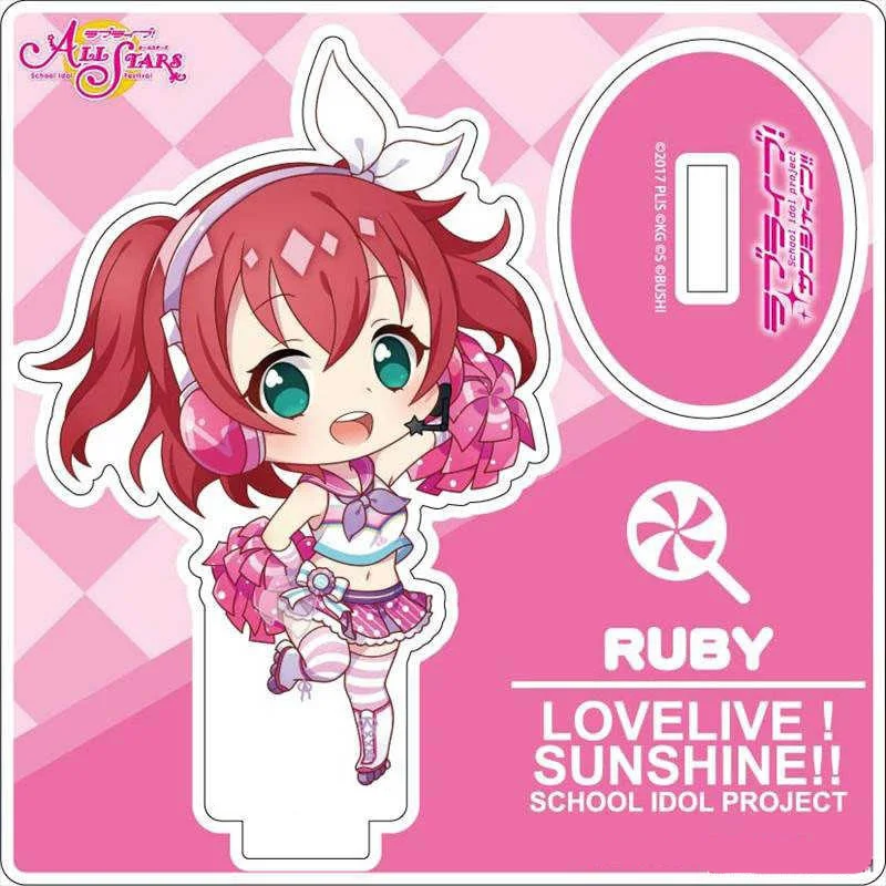 Fans Gifts Anime LoveLive!School Idol Festival All Stars HD characters Mini Acrylic Stand Kurosawa Sweets Ver Ornament About10cm