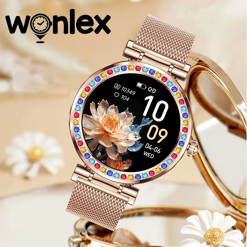 

Wonlex CF30 Smart Watch for Women Wristwatch IP67 Waterproof Full Touch Screen Smartwatch Heart Rate Fitness Tracker Watches